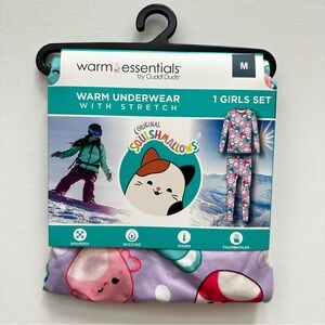 Cuddl Duds Girls Purple Squishmallows Print Set Size M (8/10)